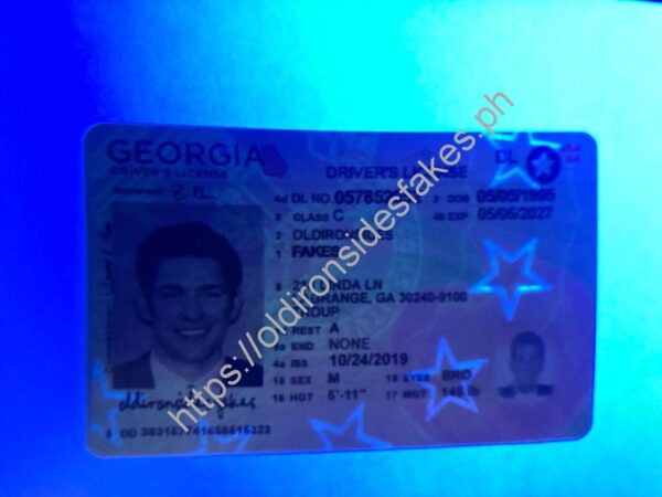 Georgia Driver License(New GA O21) - Image 5