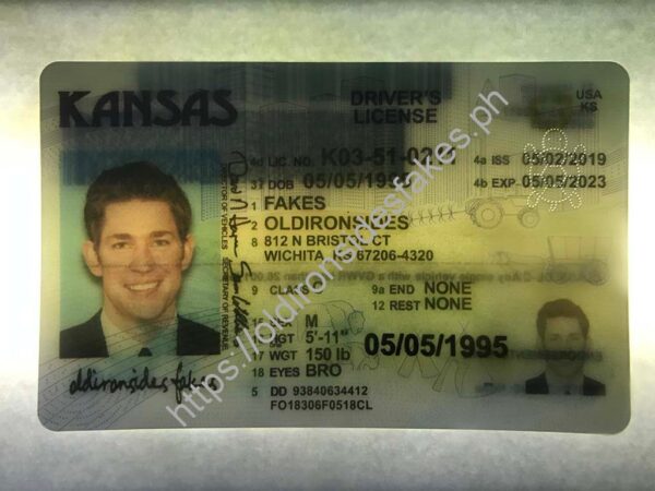 Kansas Driver License (KS) - Image 3