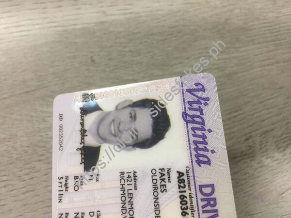Virginia Driver License(VA) - Image 2