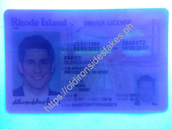 Rhode Island Driver License(New RI) - Image 2