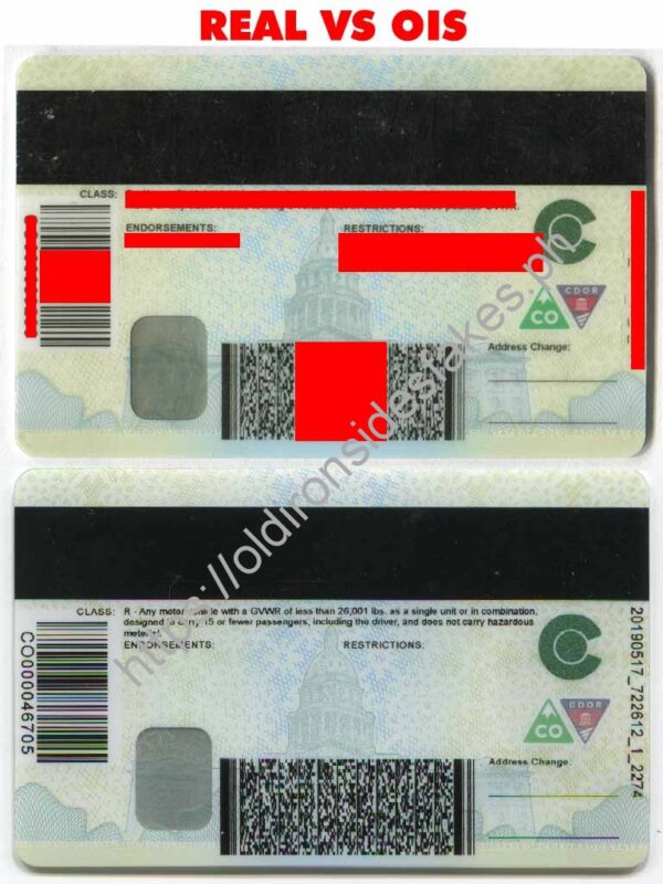Colorado Driver License(New CO) - Image 6