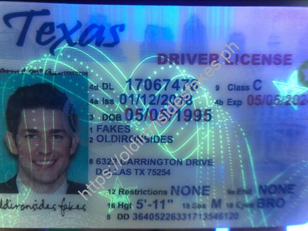 Texas Driver License(Old TX O21) - Image 2