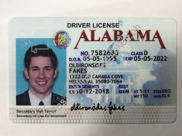Alabama Driver License(AL) - Image 4