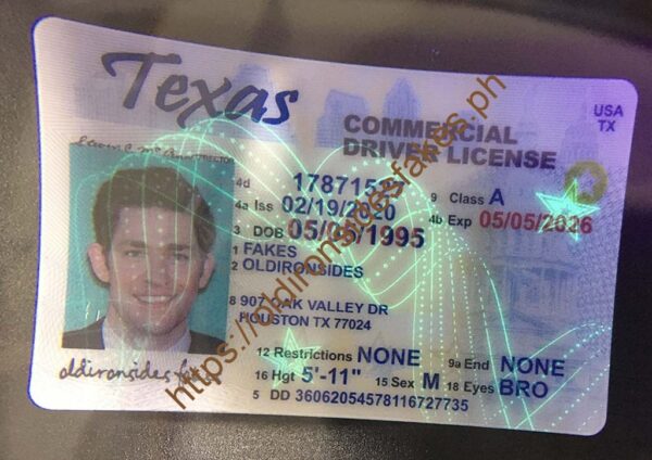 Texas Driver License(Old TX O21 CDL) - Image 2