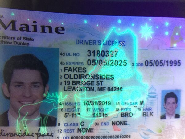 Maine Driver License (New ME) - Image 2
