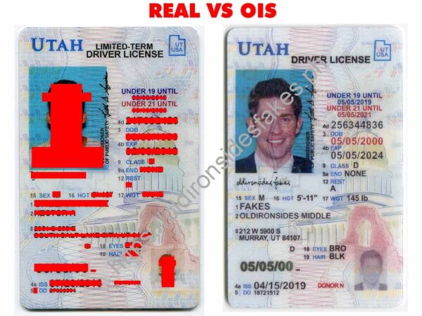 Utah Driver License(UT U21)