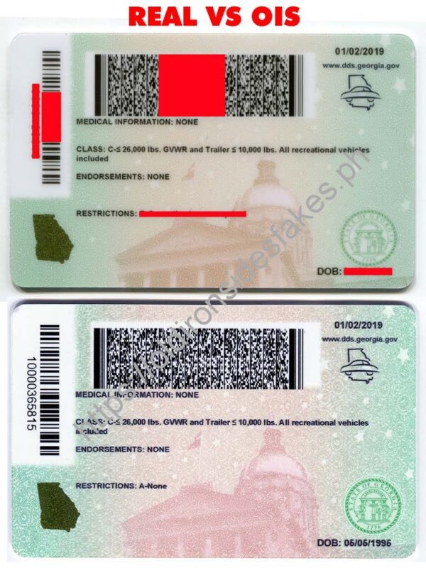Georgia Driver License(New GA O21) - Image 6