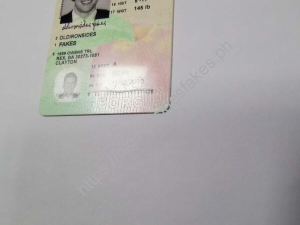 Georgia Driver License(New GA U21) - Image 2