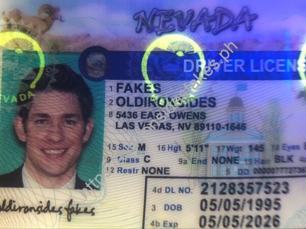 Nevada Driver License (NV) - Image 5