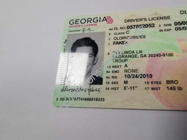 Georgia Driver License(New GA O21) - Image 3