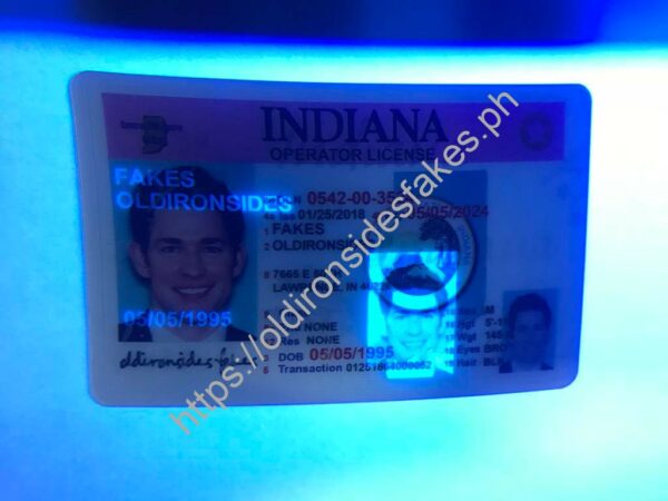 Indiana Driver License(Old IN) - Image 2
