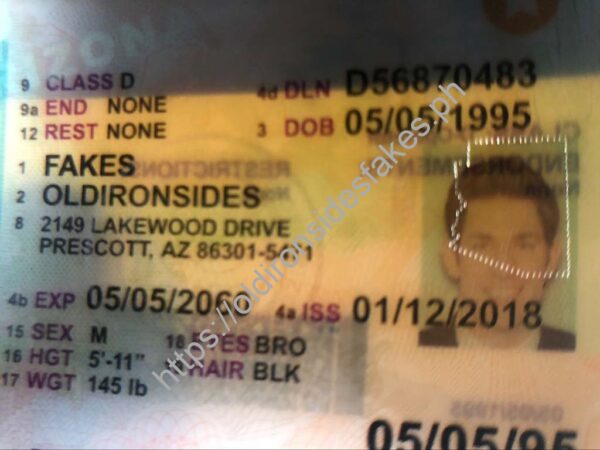 Arizona Driver License(AZ) - Image 3