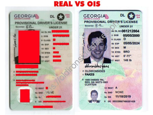 Georgia Driver License(New GA U21)