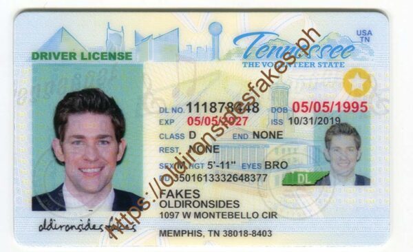 Tennessee Driver License(TN O21)