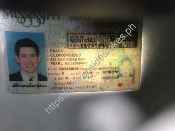 Mississippi Driver License (MS O21) - Image 2
