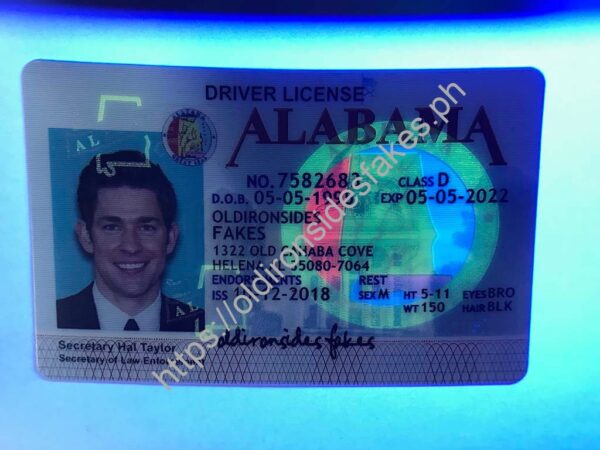 Alabama Driver License(AL) - Image 2