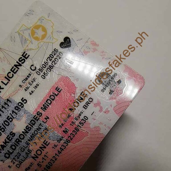 Texas Driver License(New TX O21 2020) - Image 4