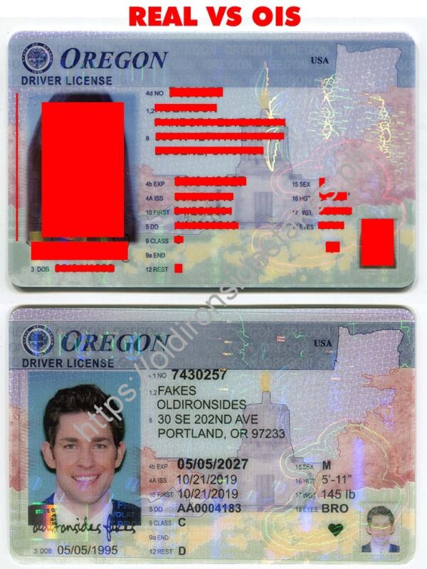 Oregon Driver License(New OR)