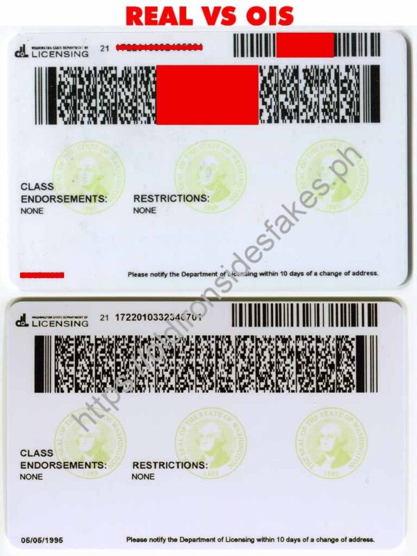 Washington Driver License(New WA) - Image 4