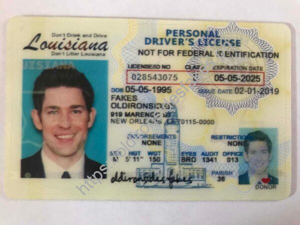 Louisiana Driver License (LA) - Image 5