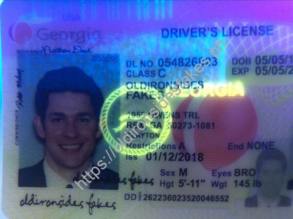 Georgia Driver License(Old GA O21) - Image 2