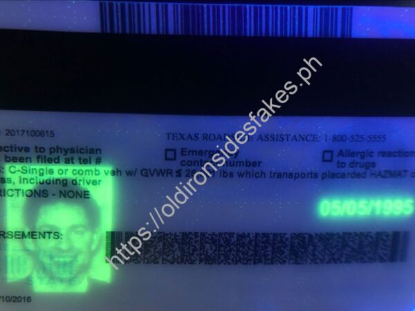 Texas Driver License(Old TX O21) - Image 3