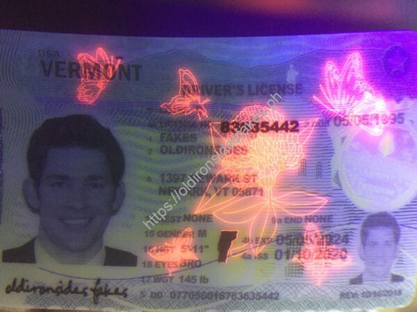 Vermont Driver License(VT) - Image 3