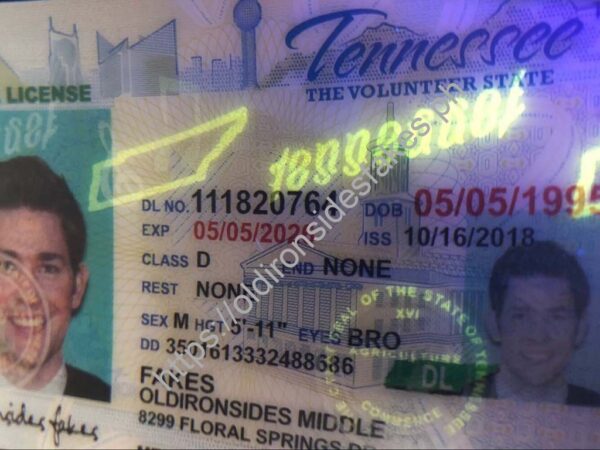 Tennessee Driver License(TN O21) - Image 2