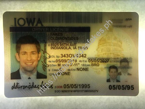 Iowa Driver License (IA) - Image 4