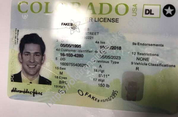 Colorado Driver License(New CO) - Image 4