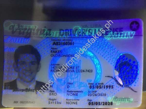 Virginia Driver License(VA) - Image 3