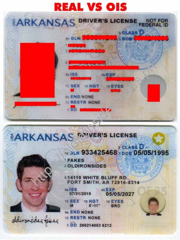 Arkansas Driver License(AR O21)