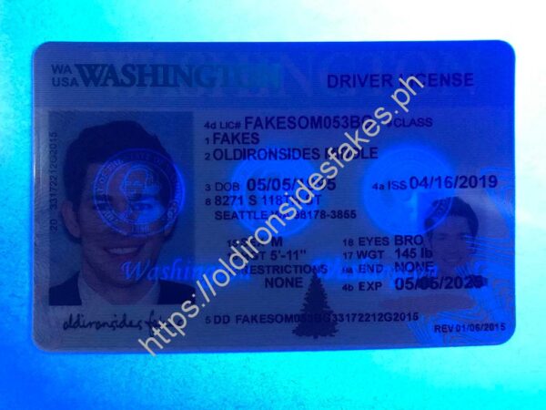 Washington Driver License(New WA) - Image 3