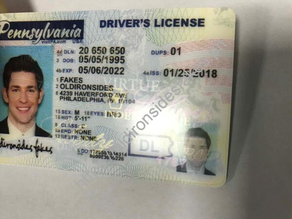 Pennsylvania Driver License(New PA O21) - Image 4