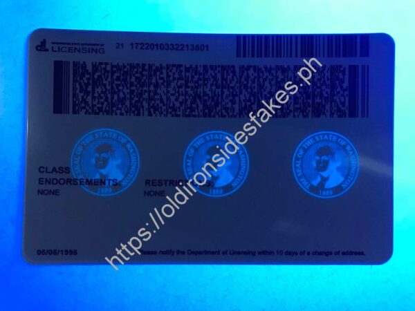 Washington Driver License(New WA) - Image 2