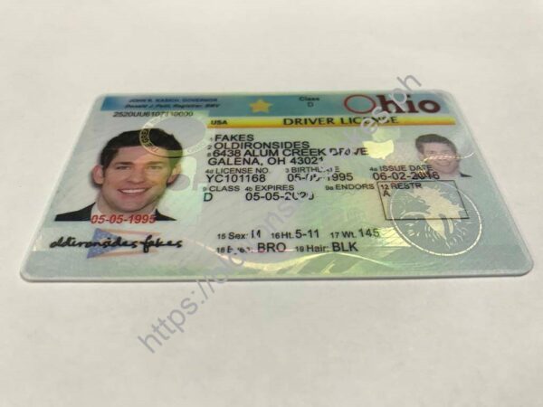 Ohio Driver License(Old OH) - Image 3