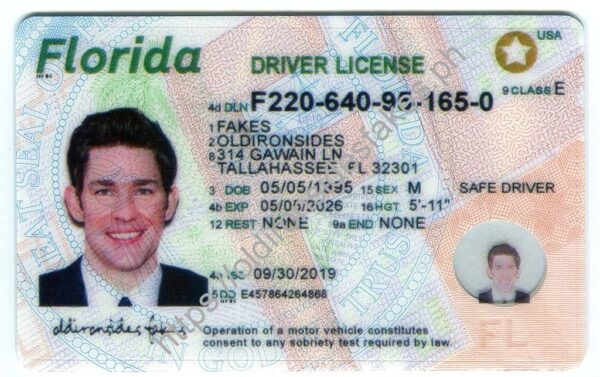 Florida Driver License(New FL O21 V2)